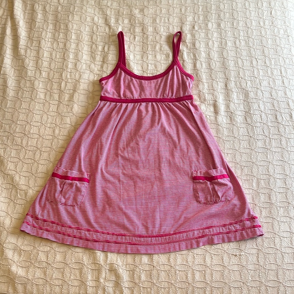 No boundaries pink and white dress